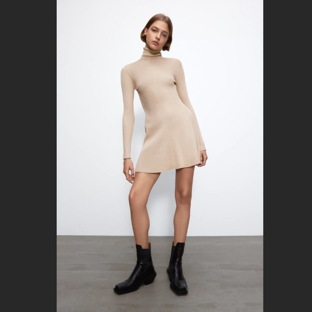 *SOLD* ZARA knit mini dress
